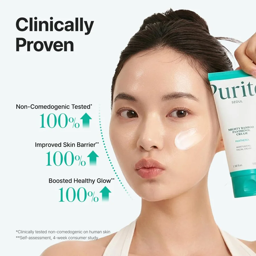 Clinically proven: 100% non-comedogenic tested, 100% improved skin barrier, 100% boosted healthy glow