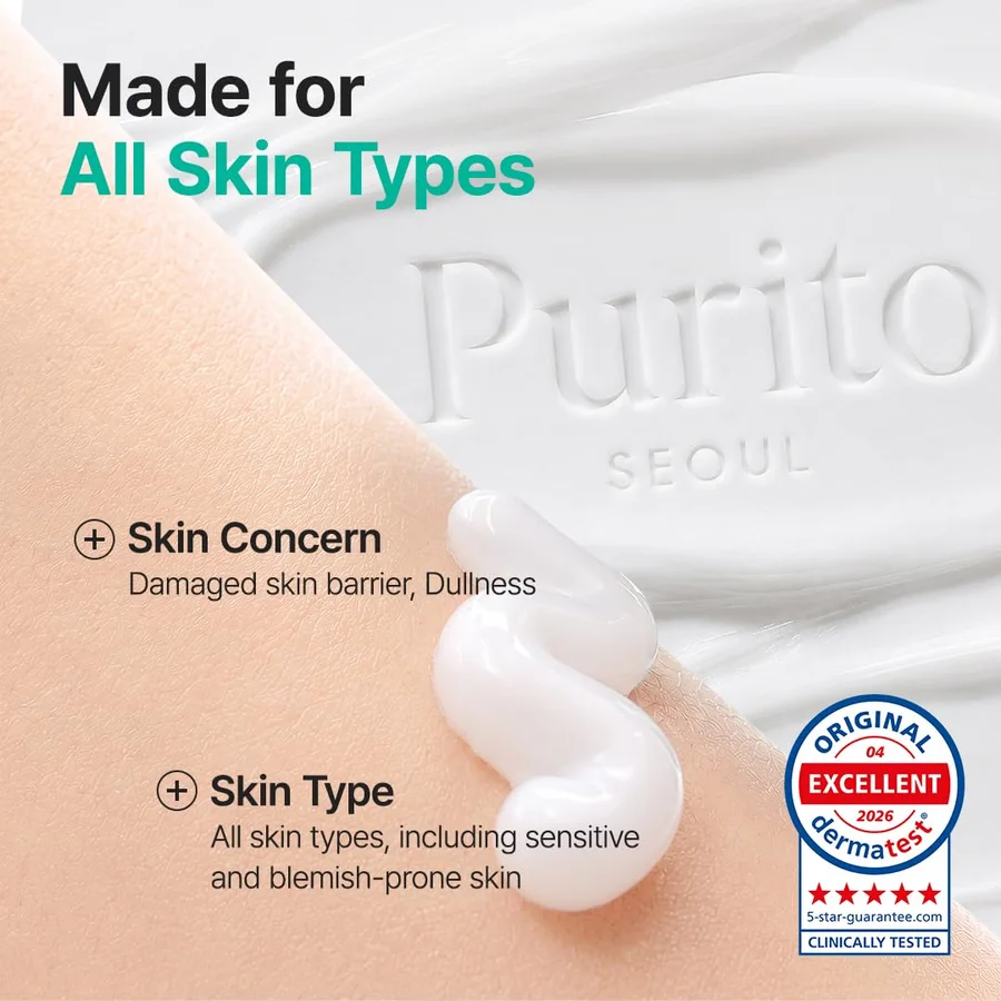 Made for all skin types including sensitive and blemish-prone skin. Dermatest 5-Star Excellent.